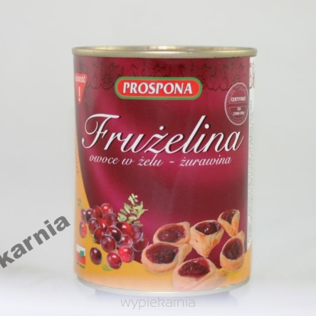 FRUŻELINA - owoce w żelu 380g - żurawina